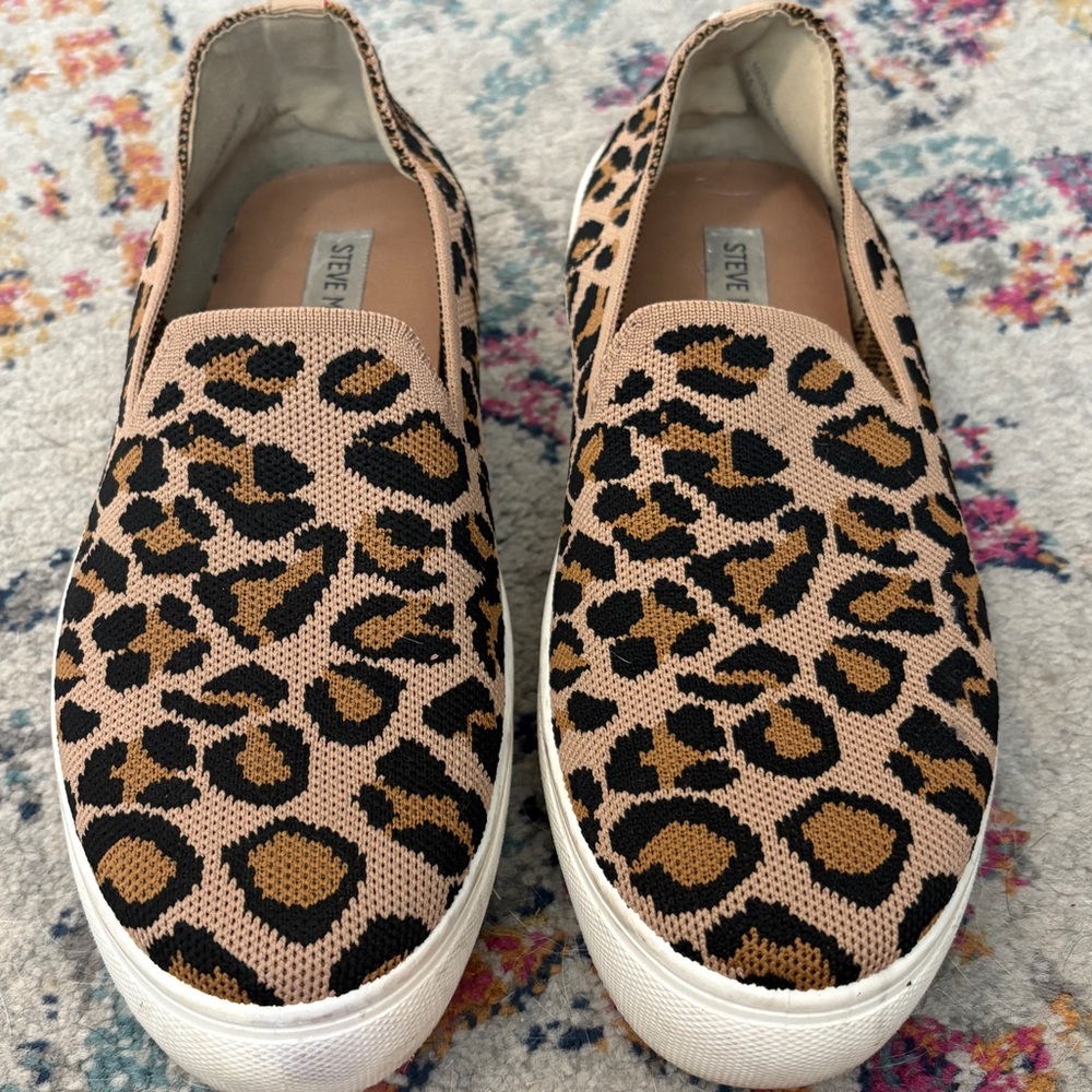 Steve Madden Leopard Cheetah Slip-On Sneakers
